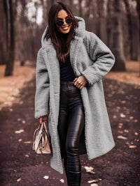 Women's trench coat with belt & double-breasted fastening – Clara