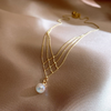 Woven Pearl Necklace - Mariela