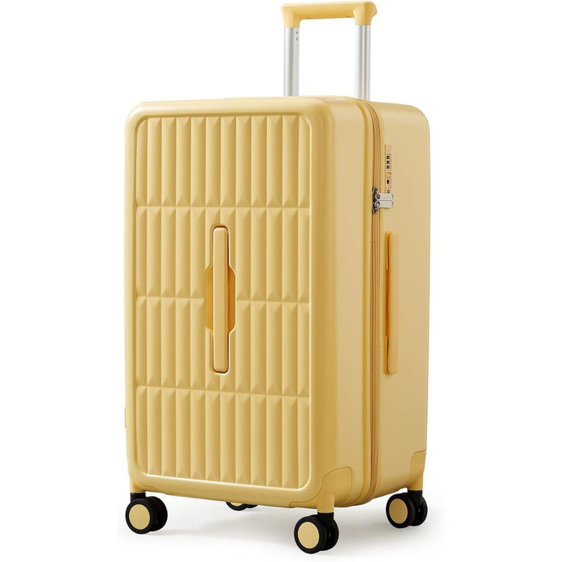 Airline-Approved 20" Carry-On Luggage with 3:7 Split & Triple-Layer PC Shell