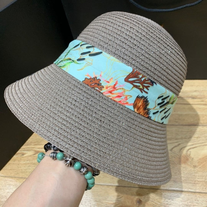 Summer sunhat with bow and wide brim – ShadeRibbon