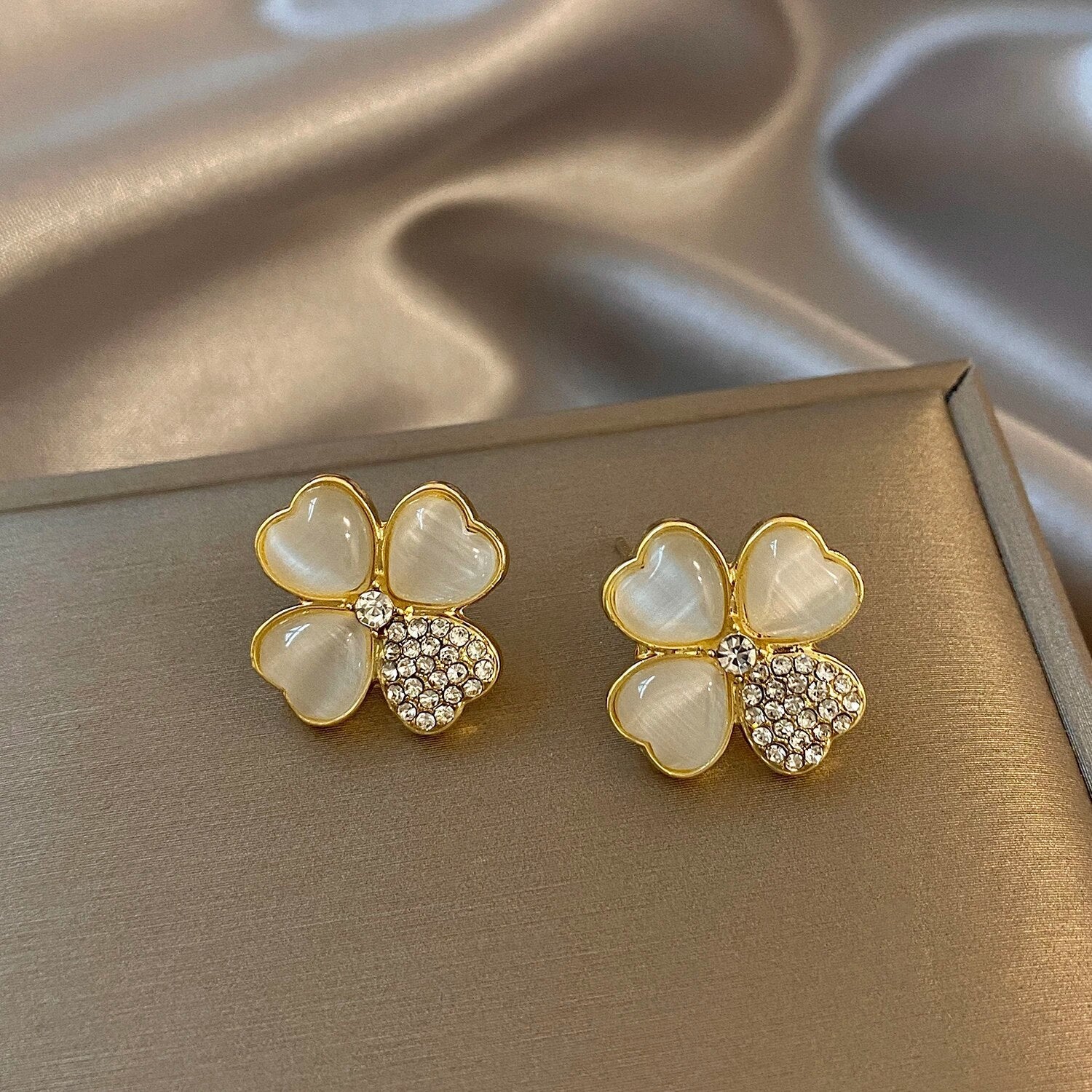 Four-Leaf Clover Earrings