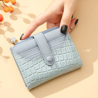 Elegant Leather Clutch Money Clip Wallet