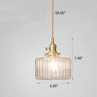 Harrison Crystal Vintage Pendant Light