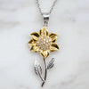 Golden Sunflower Necklace