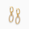 Luxe Sparkling Drop Earrings - Aurora