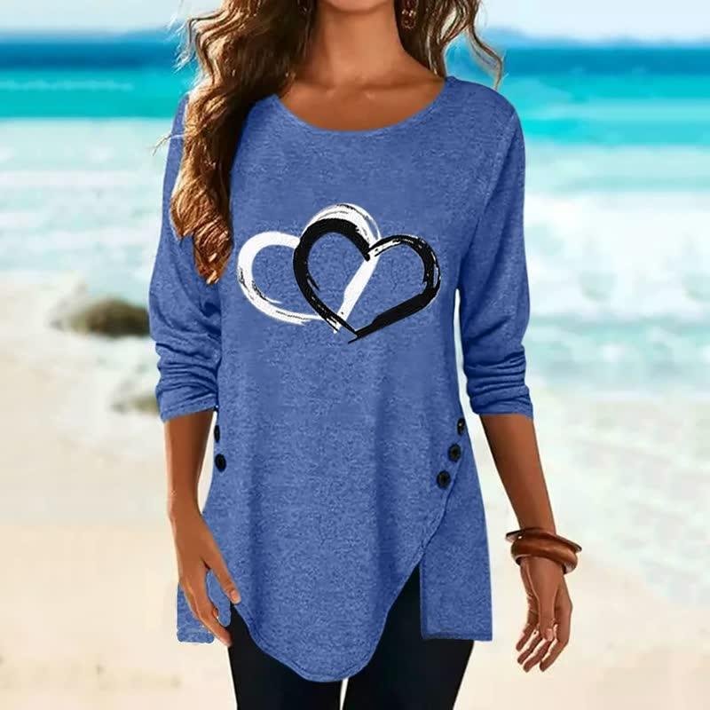2Hearts - The Perfect Summer Shirt-Blue-S-State of Style
