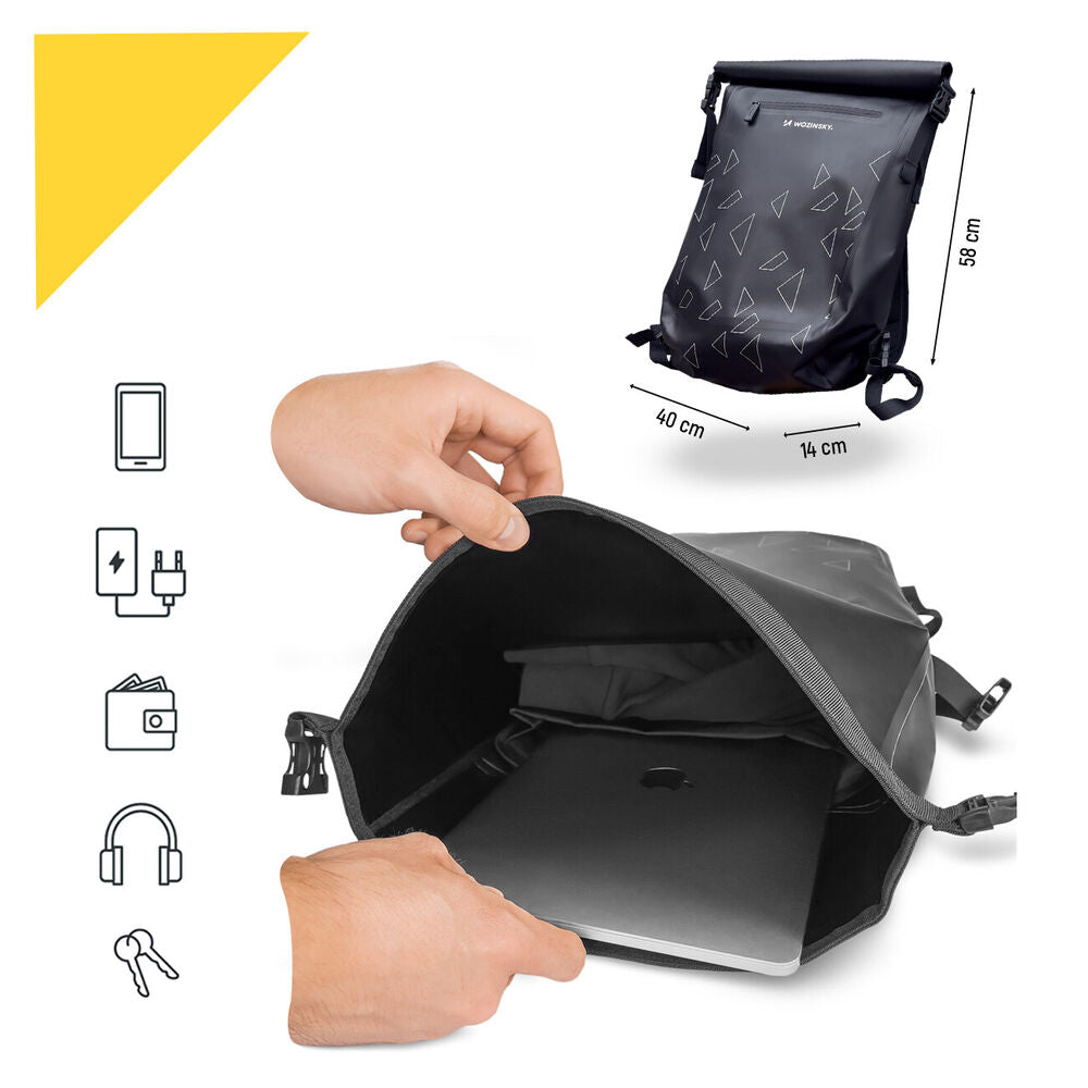 3-in-1 Bicycle Bag for Carrier - Max-Black-State of Style