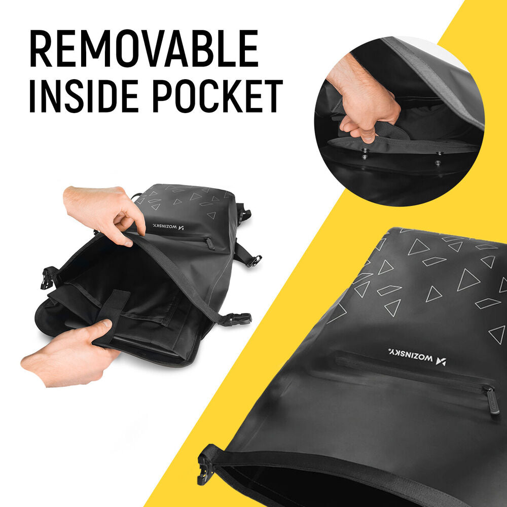 3-in-1 Bicycle Bag for Carrier - Max-Black-State of Style