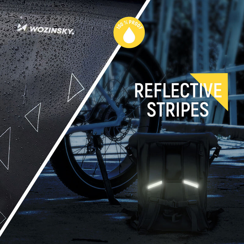 3-in-1 Bicycle Bag for Carrier - Max-Black-State of Style