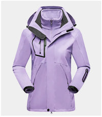 3-in-1 Outdoor Protective Jacket for Women - Luna-Purple-M-State of Style