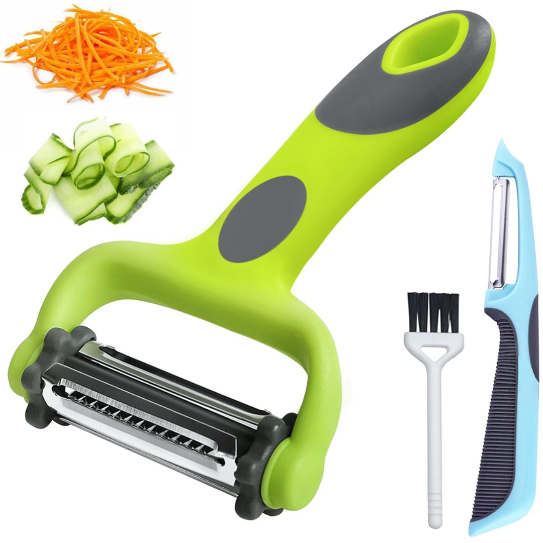 3-in-1 Vegetable Peeler with Julienne Blade-State of Style