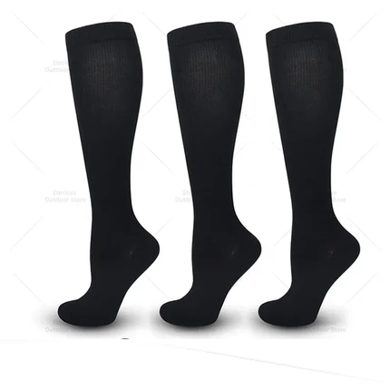 3 Pairs of Knee-High Compression Socks - FitSupport-3 pairs black-S-M (2.5-5)-State of Style