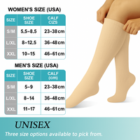 3 Pairs of Knee-High Compression Socks - FitSupport-3 pairs grey-S-M (2.5-5)-State of Style