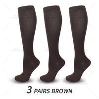 3 Pairs of Knee-High Compression Socks - FitSupport-3 pairs grey-S-M (2.5-5)-State of Style