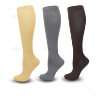3 Pairs of Knee-High Compression Socks - FitSupport-Skin Grey Brown-S-M (2.5-5)-State of Style