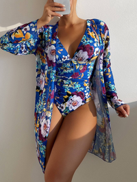 3-Piece Blue Bikini Set with Flattering Fit – Marisse-S-State of Style