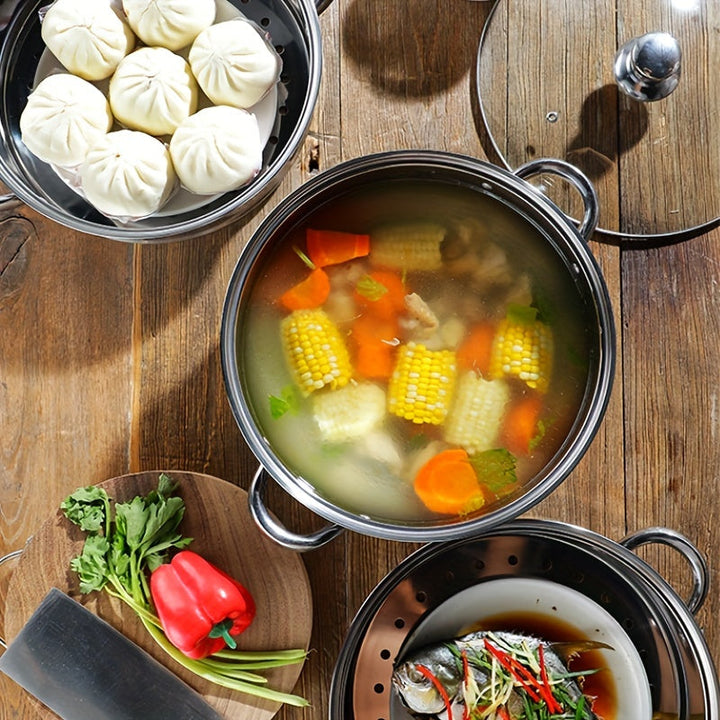 3-Tier Food Steamer – NutriSteam-State of Style