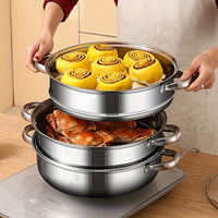 3-Tier Food Steamer - NutriSteam-State of Style