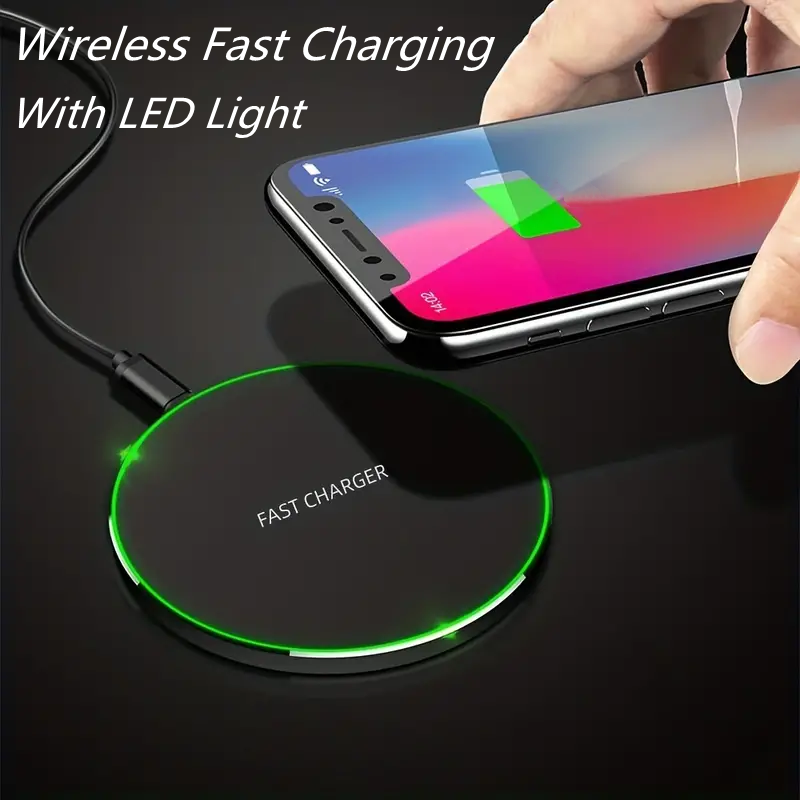 30W WIRELESS FAST CHARGER FOR IPHONE & OTHER DEVICES | INDUCTION CHARGING PAD-Wireless white-State of Style