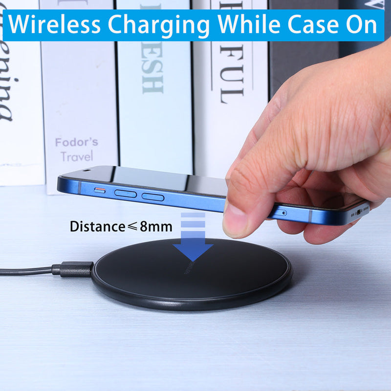 30W WIRELESS FAST CHARGER FOR IPHONE & OTHER DEVICES | INDUCTION CHARGING PAD-Wireless white-State of Style