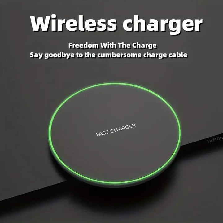 30W WIRELESS FAST CHARGER FOR IPHONE & OTHER DEVICES | INDUCTION CHARGING PAD-Wireless white-State of Style