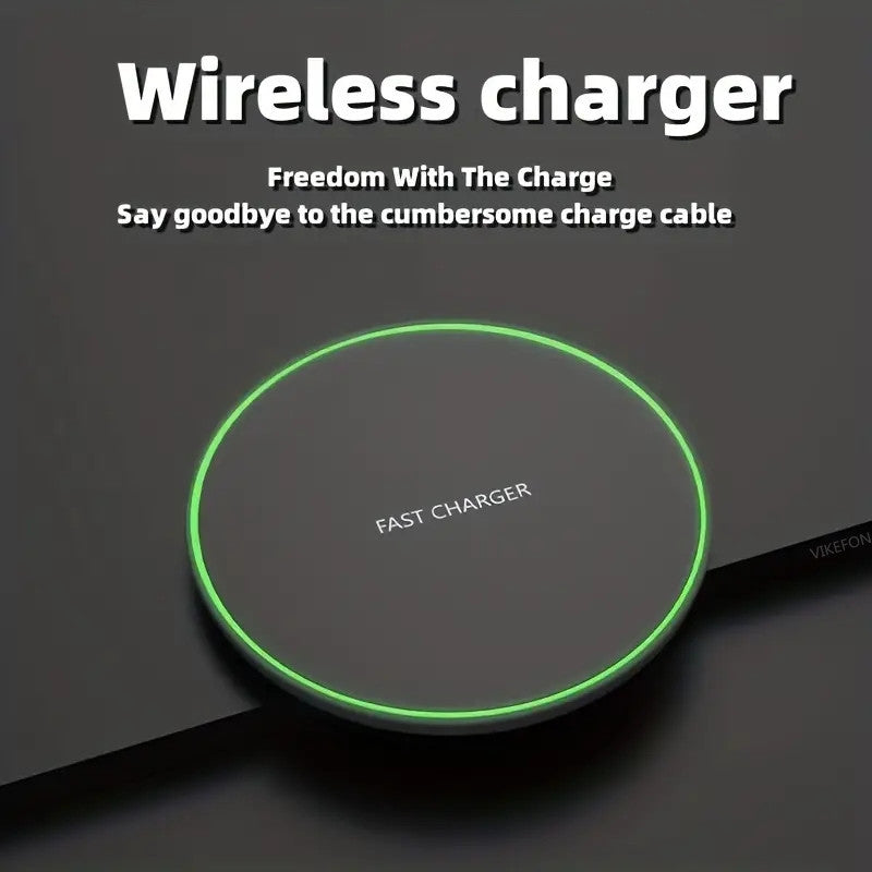 30W WIRELESS FAST CHARGER FOR IPHONE & OTHER DEVICES | INDUCTION CHARGING PAD-Wireless white-State of Style