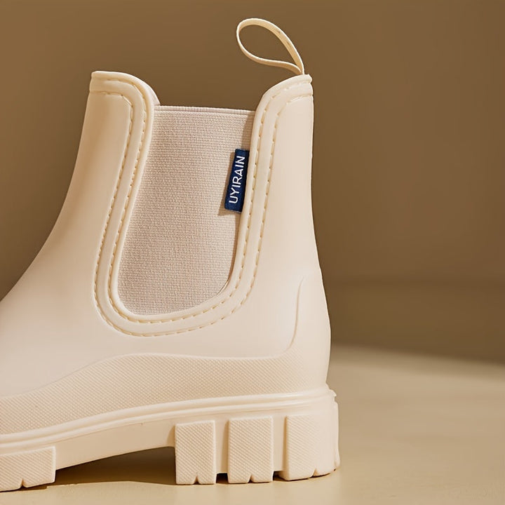 Ladies' mid-height waterproof rain boots with anti-slip sole – Selora