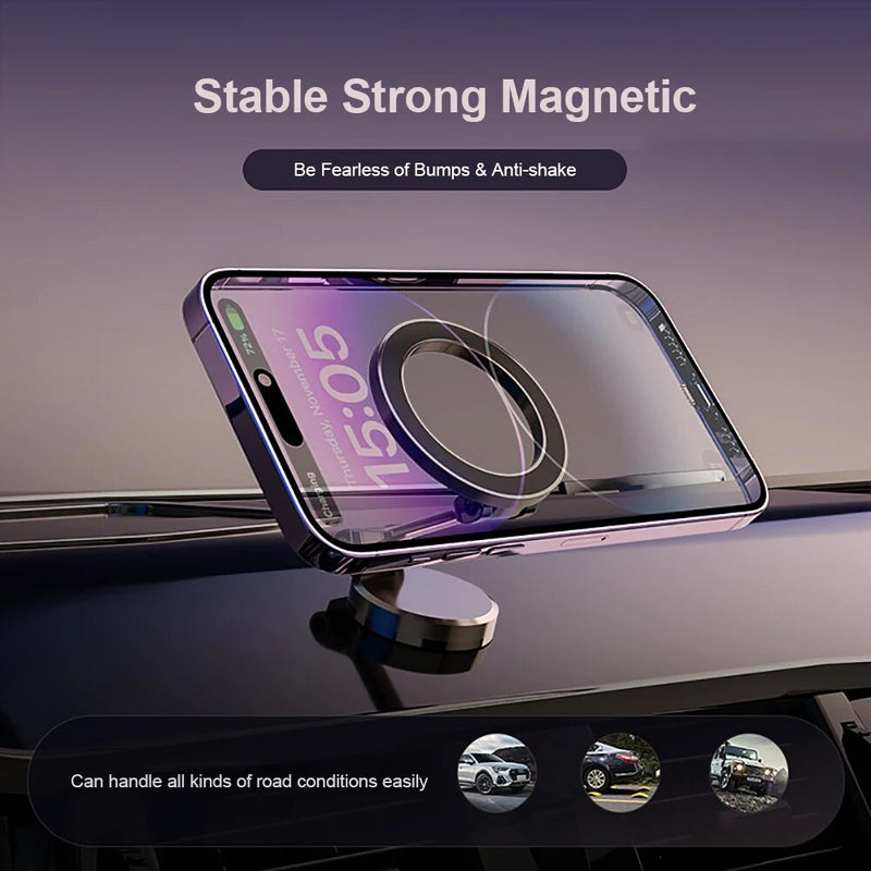 360° Foldable Magnetic Car Phone Holder - Strong & Adjustable-State of Style