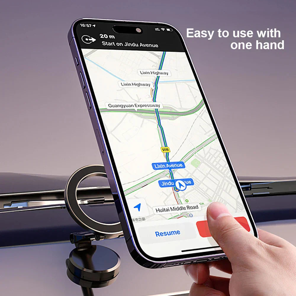360° Foldable Magnetic Car Phone Holder - Strong & Adjustable-State of Style