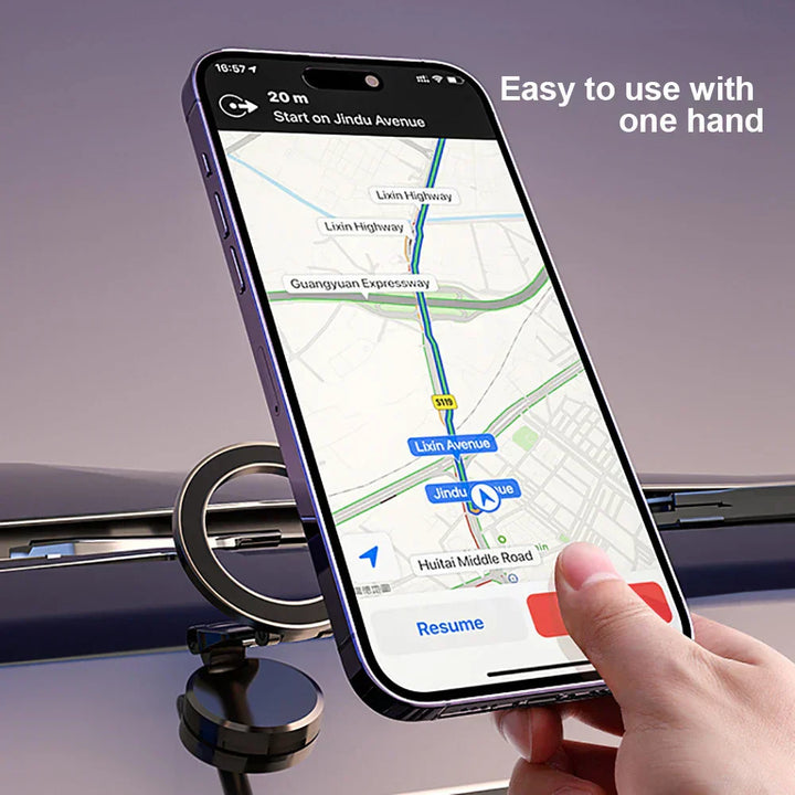 360° Foldable Magnetic Car Phone Holder - Strong & Adjustable-State of Style