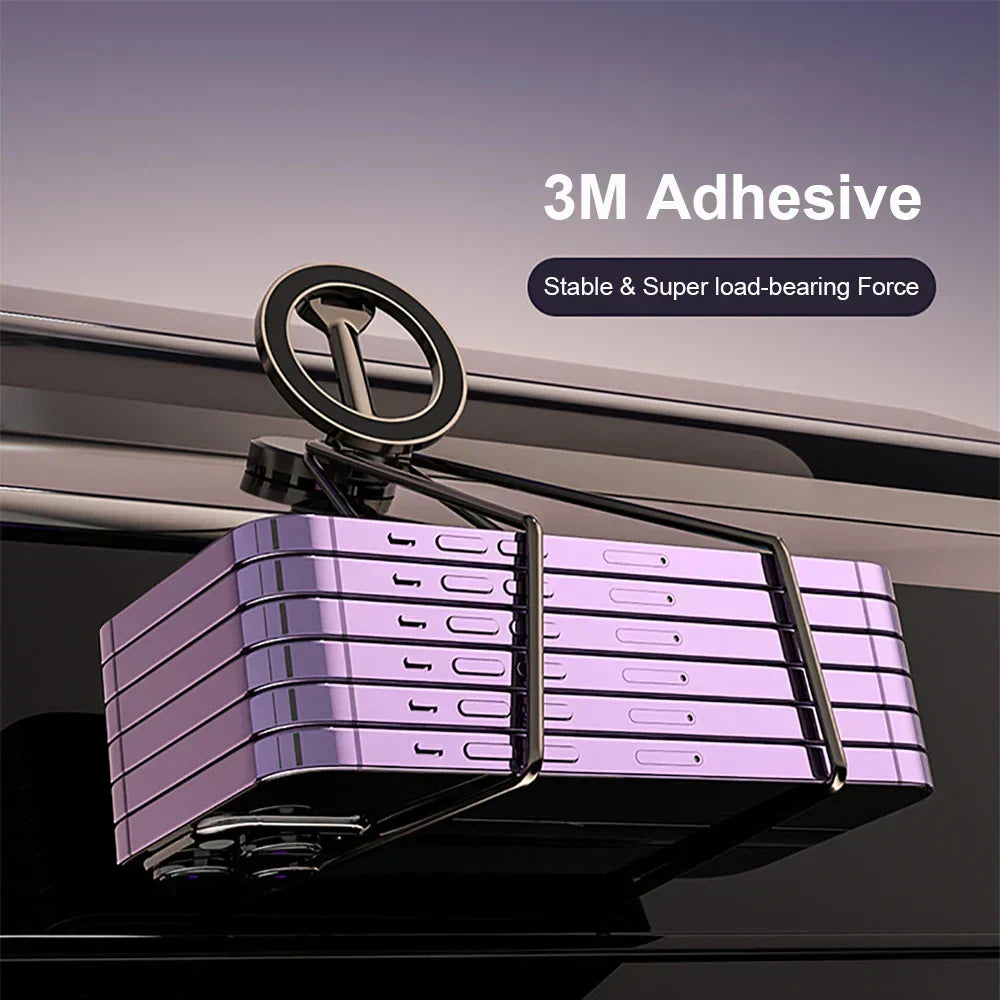 360° Foldable Magnetic Car Phone Holder - Strong & Adjustable-State of Style