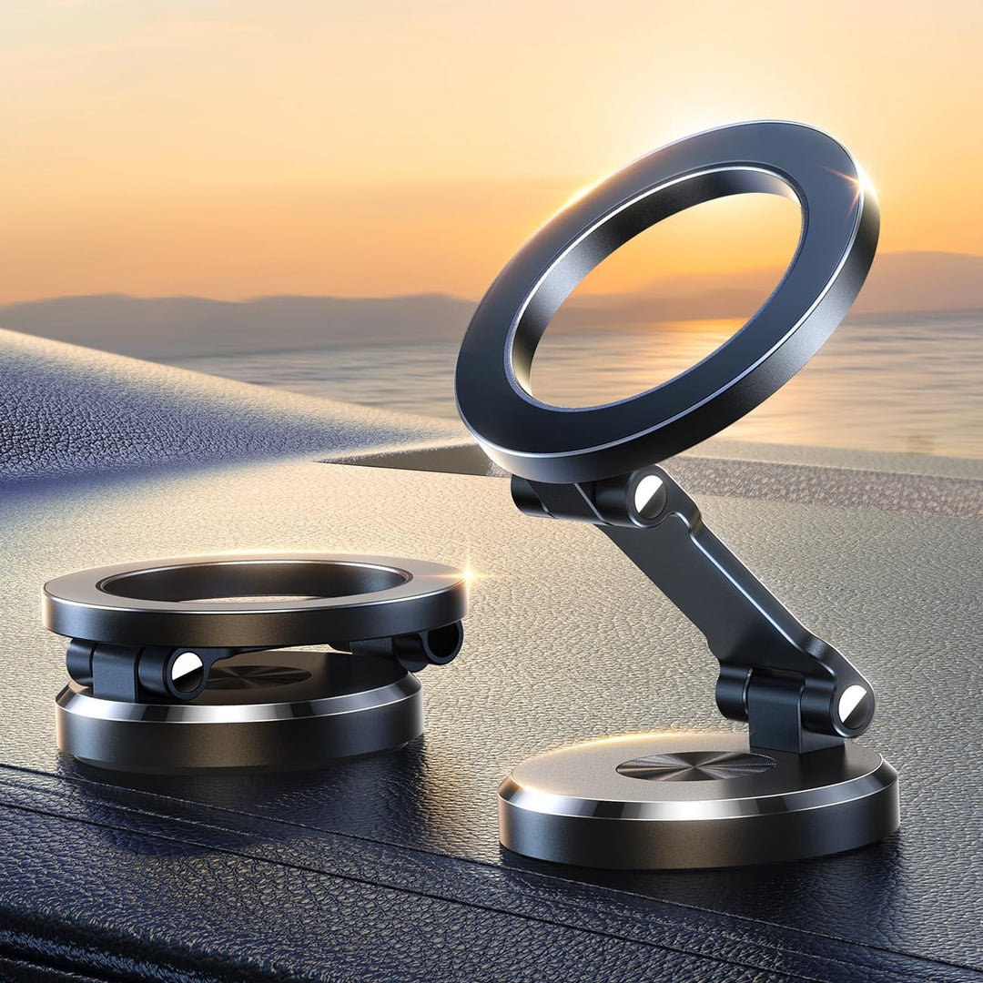 360° Foldable Magnetic Car Phone Holder - Strong & Adjustable-State of Style