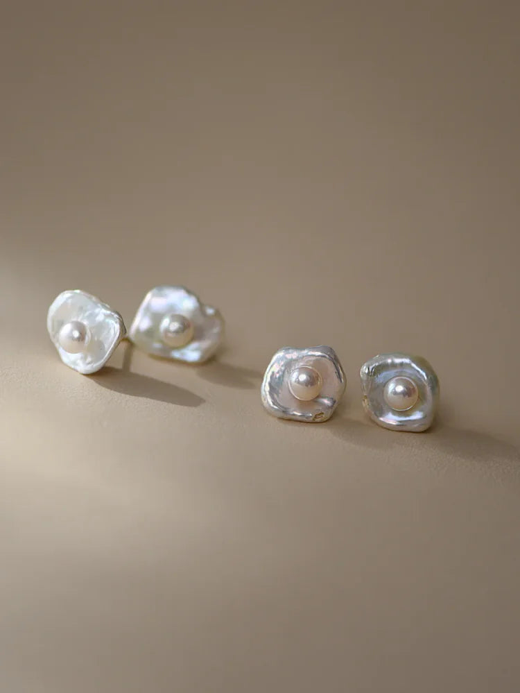 Baroque Pearl Earrings – Noa