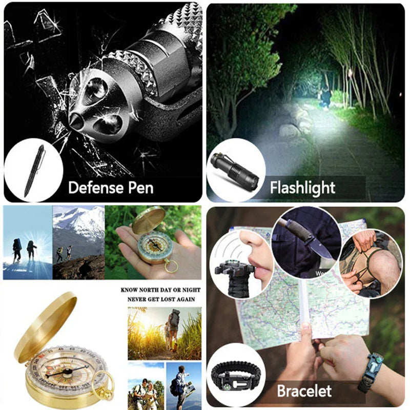 38-in-1 First Aid and Survival Kit - SurvivalAid-State of Style