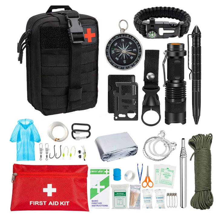 38-in-1 First Aid and Survival Kit - SurvivalAid-State of Style