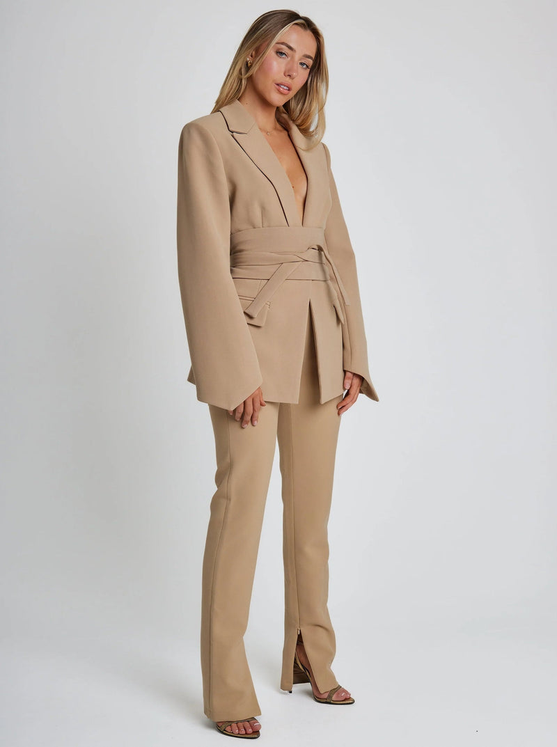 Ladies Blazer with Belt – Valeria