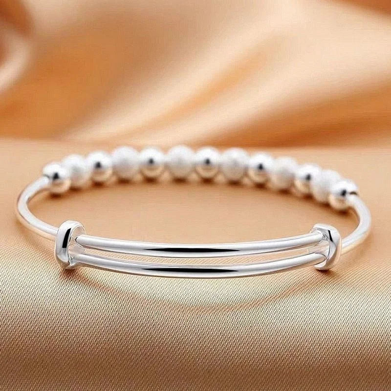 Silver Party Bracelet with Luxurious Charm | Elegant Jewelry Piece