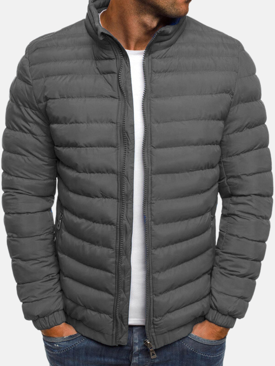 Men's quilted jacket with a fitted cut - Dorian