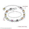 Multicolour Zircon Silver Bracelet | Elegant Women's Jewellery