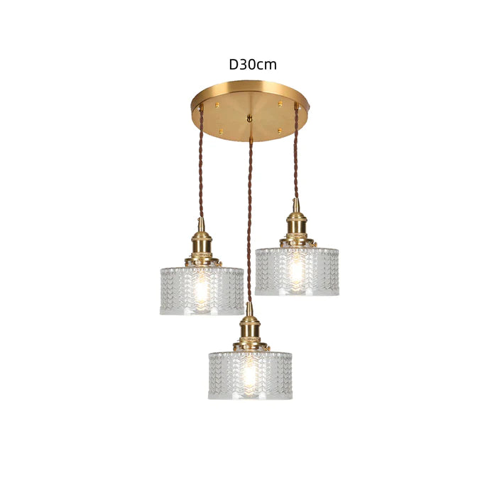 Harrison Crystal Vintage Pendant Light