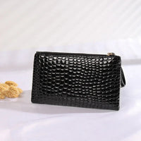 Fashionista's Crocodile Wristlet Bag