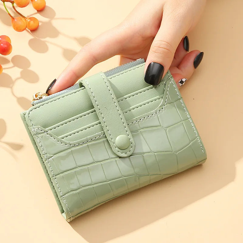 Elegant Leather Clutch Money Clip Wallet