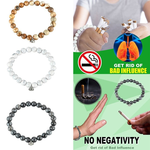 Quit Smoking Bracelet | Natural Gemstones | Health Benefits