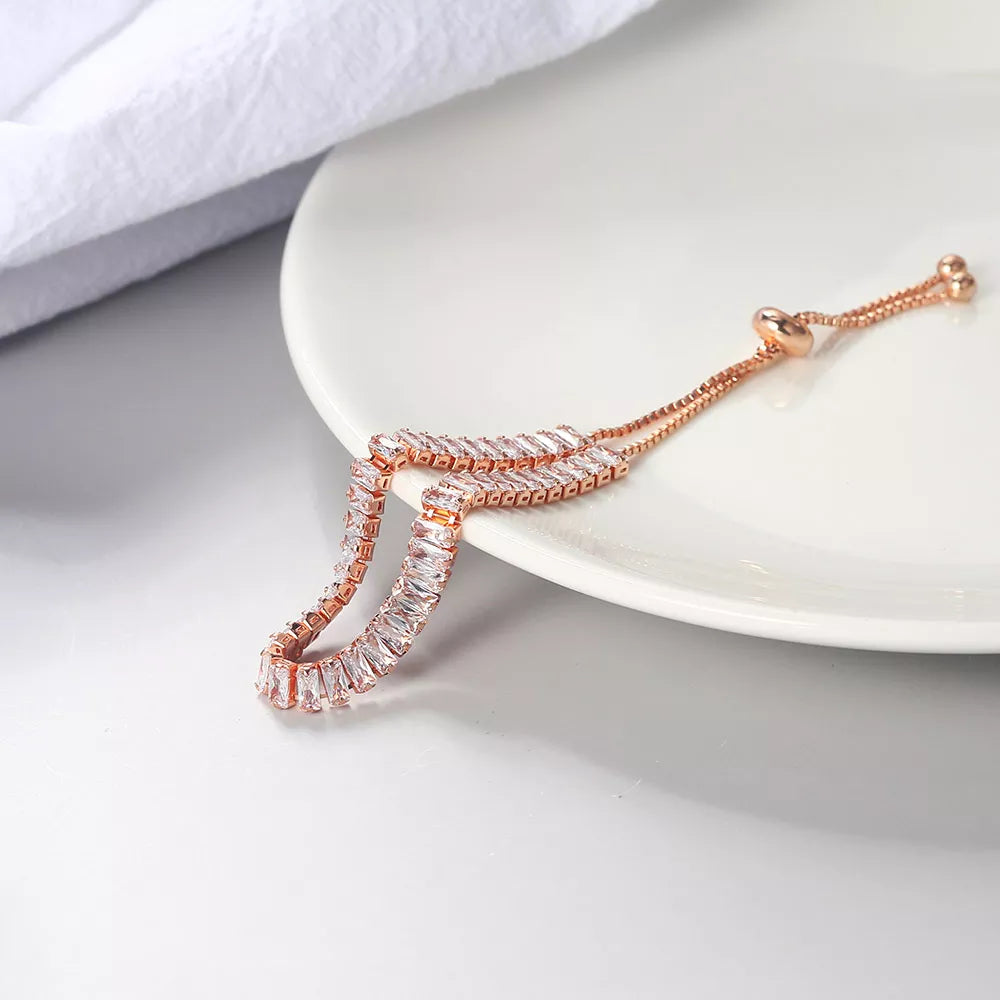 Adjustable Rose Gold Bracelet | Elegant and Versatile