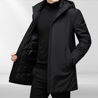Classic men's hoodie jacket with duck down filling – Matteo