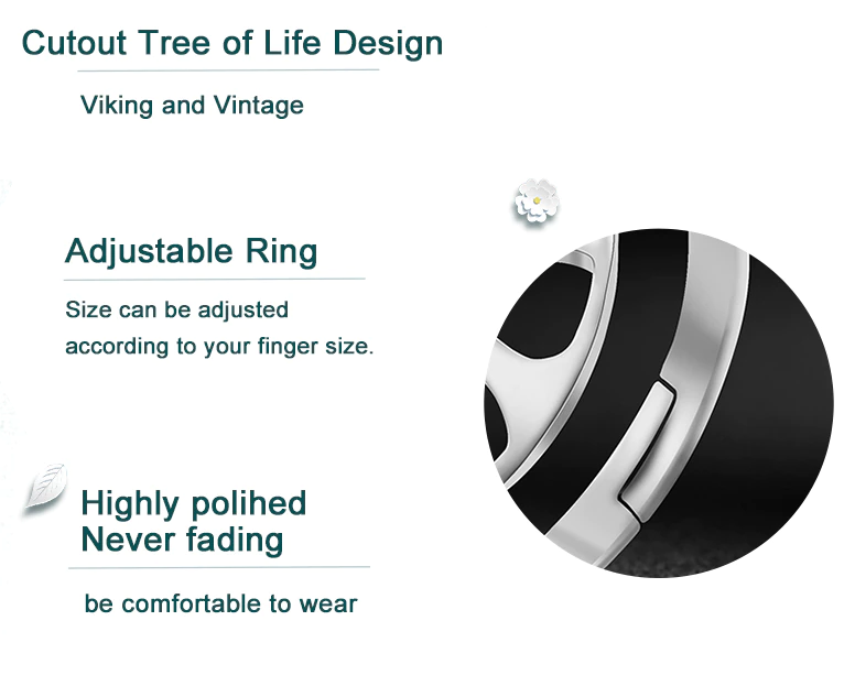 Tree of Life Ring | Sterling Silver