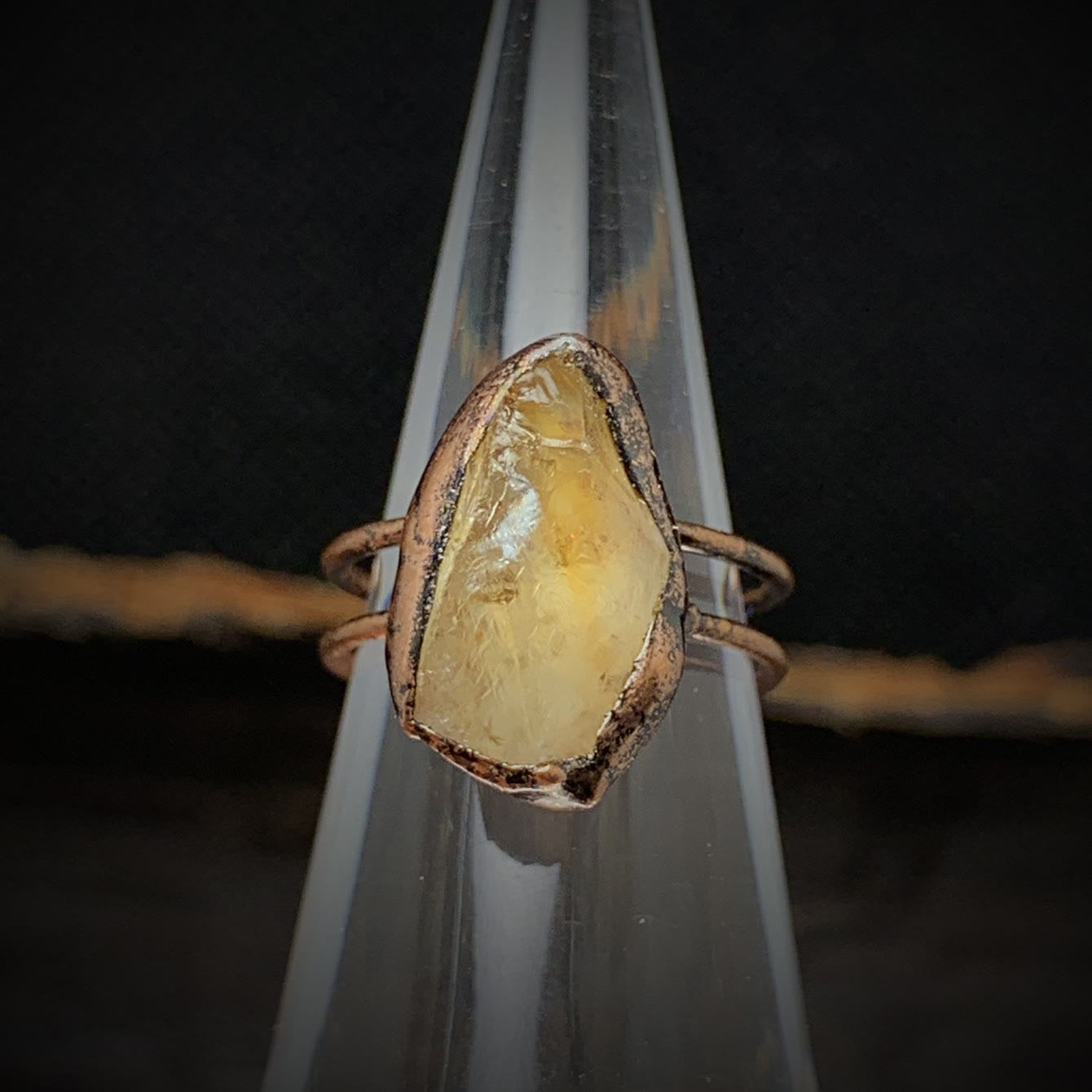 Natural Raw Birthstone Ring - Selina