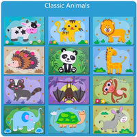 3D Animal Sticker Set - Fantasy Flora-Animals Version A-12 Pieces-State of Style