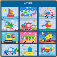 3D Animal Sticker Set - FantasyFlora-Vehicle-12 pieces-State of Style
