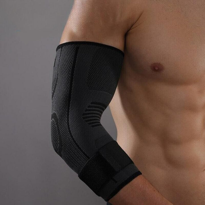 3D Elbow Brace for Decompression and Support - FlexiElbow-Black-S-M (18–24 cm)-State of Style